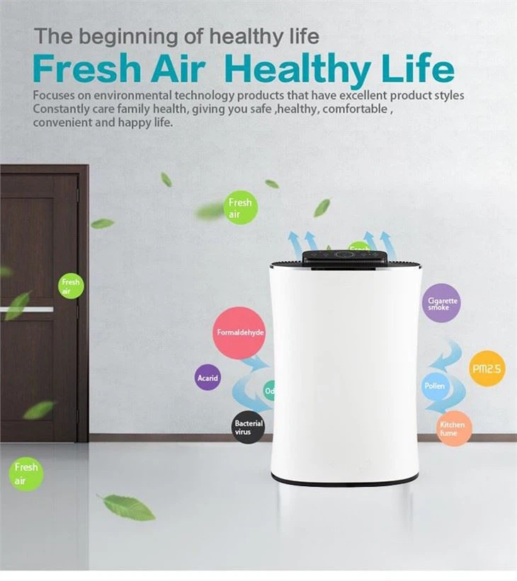 BKJ-350 Household Air Purifier With 350 CADR