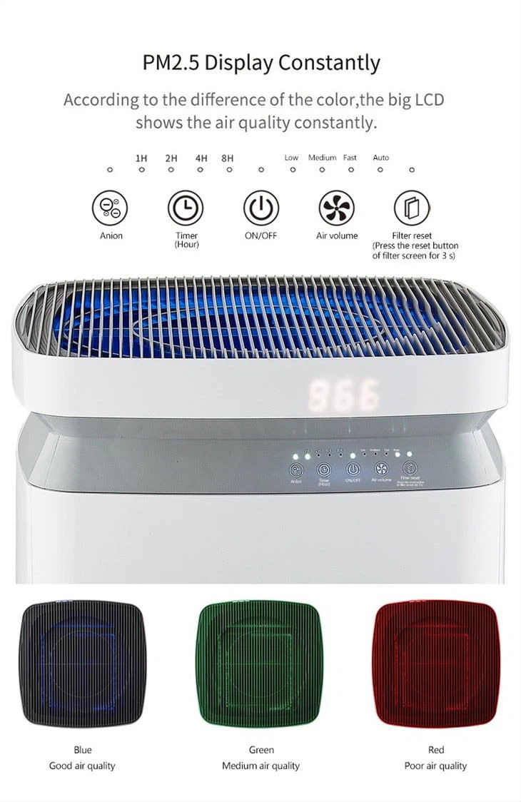 BKJ-90 Energy Efficient Home Bedroom Office Activated Air Purifier